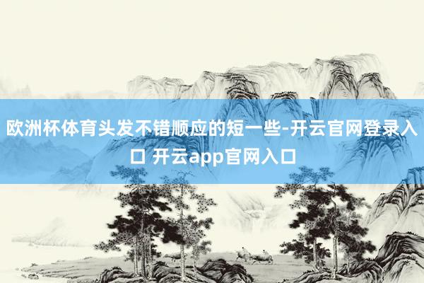 欧洲杯体育头发不错顺应的短一些-开云官网登录入口 开云app官网入口