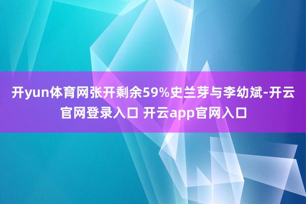 开yun体育网张开剩余59%史兰芽与李幼斌-开云官网登录入口 开云app官网入口